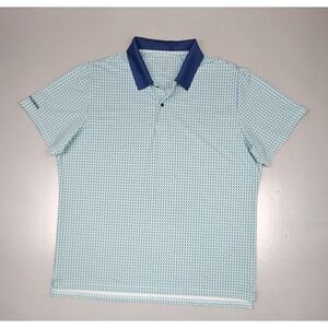 Bonobos Golf Polo Shirt‎ Mens XL. Blue Slim Fit Performance Sailboat AOP.